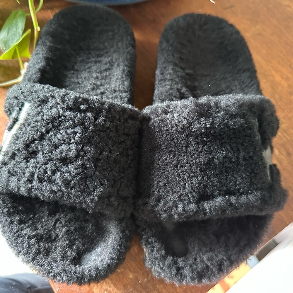 Golden Goose Black Pool Slides - Picture 3 of 7